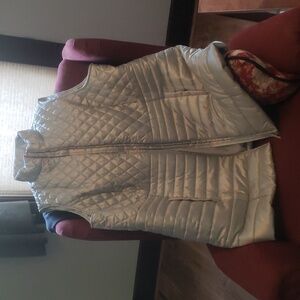 Talbots 2X silver vest